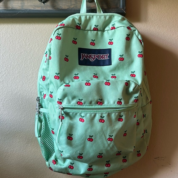 Jansport 8 Bit Cherries School Backpack - Picture 1 of 12